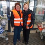 Ce week-end , les bénévoles en gilets orange de la Banque alimentaire du Gers dans tous les magasins